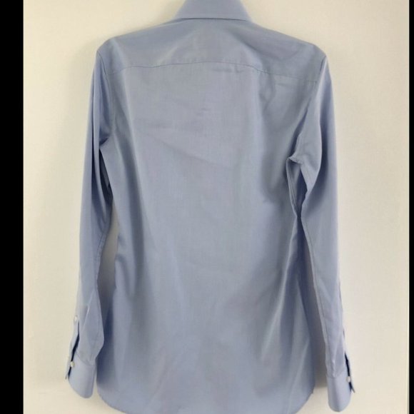 Nordstrom Signature Button Down Shirt Men's Light Blue Long Sleeved Collared - Picture 2 of 7